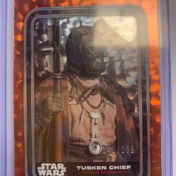STAR WARS TOPPS: The Book of Bobba Fett- Tusken Chief 140/299 card