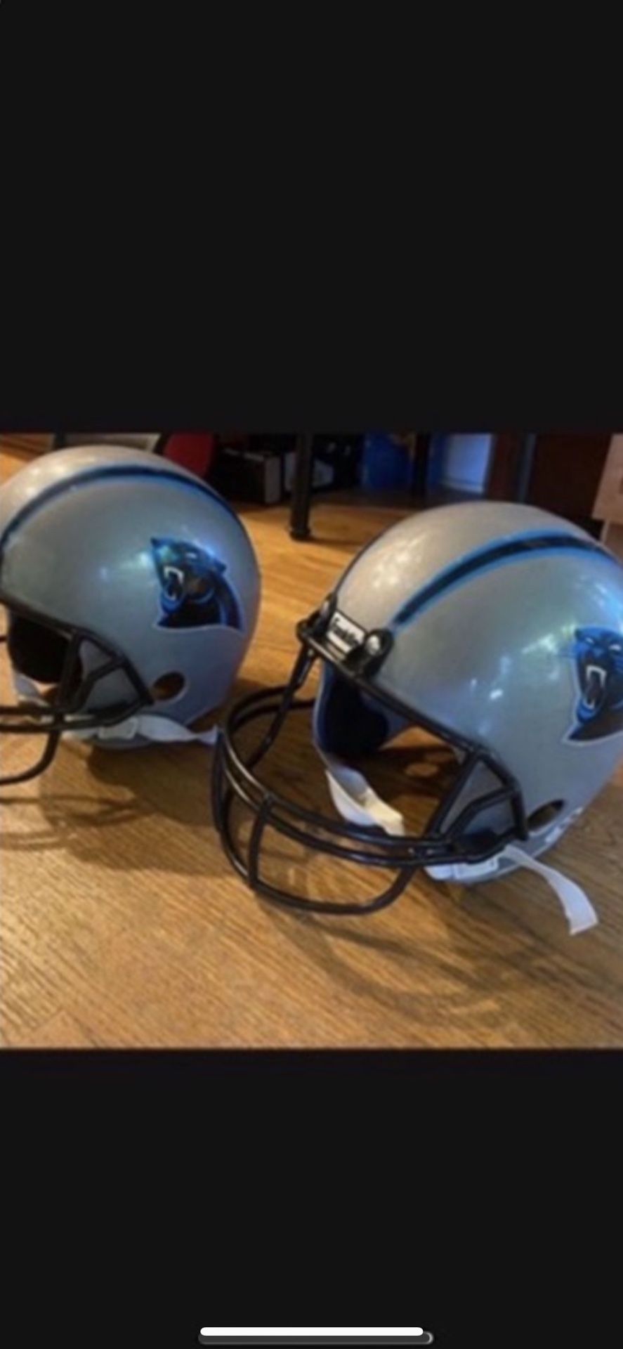 CAROLINA PANTHERS FOOTBALL HELMETS