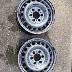 Mercedes 16” Steel Rims w/ TPMS Sensors 5x112 – Set of 2 – $120