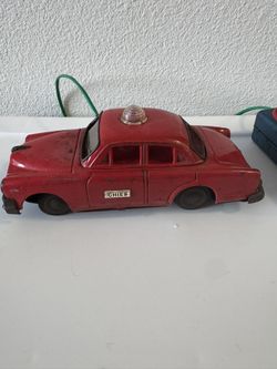 Vintage Line Mar Toys Tin Remote Control Car