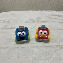 Sesame Street Elmo Cookie Monster Mattel Cars