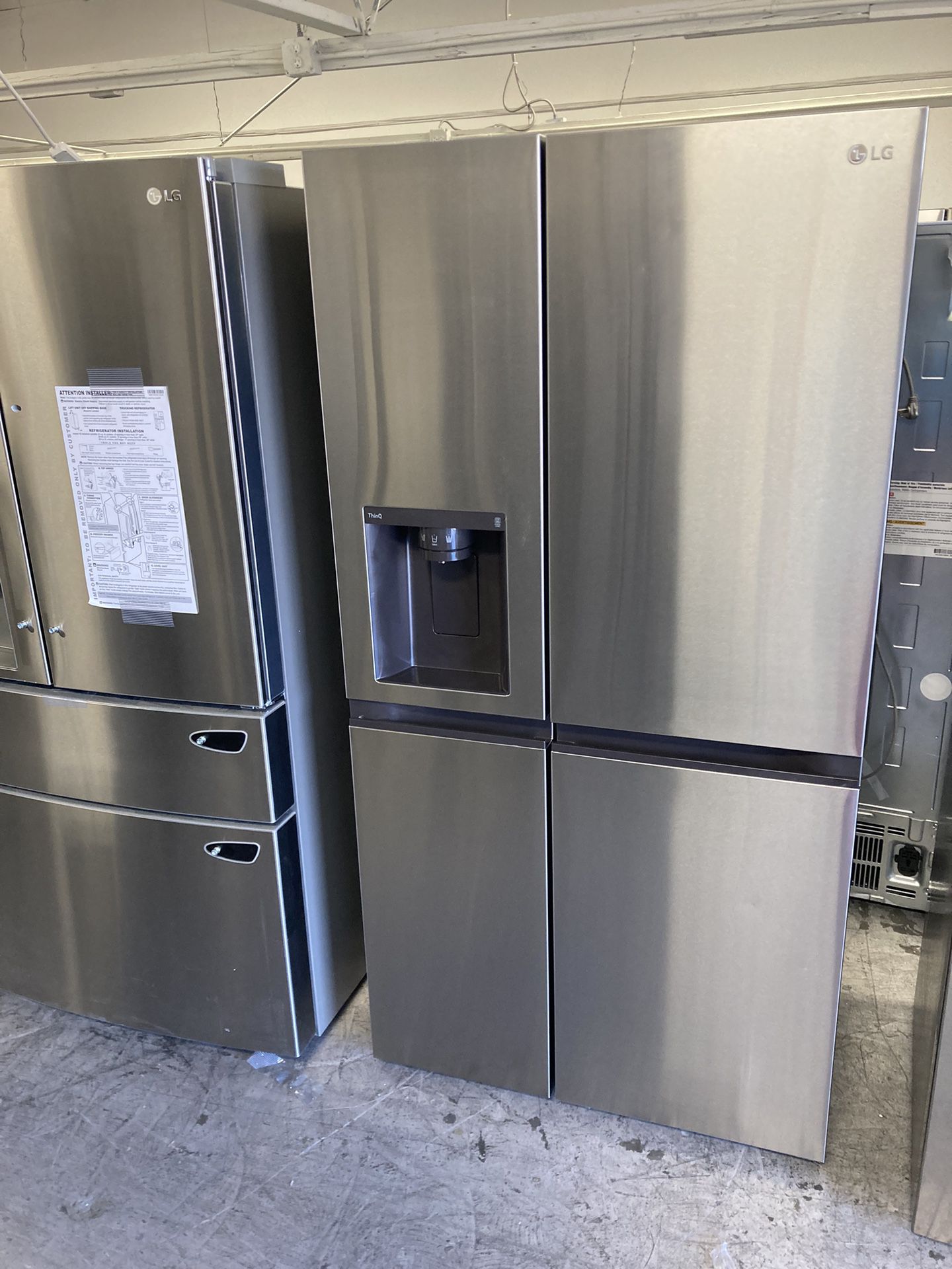 LG 27 cu. ft. Smart Side-By-Side Refrigerator 