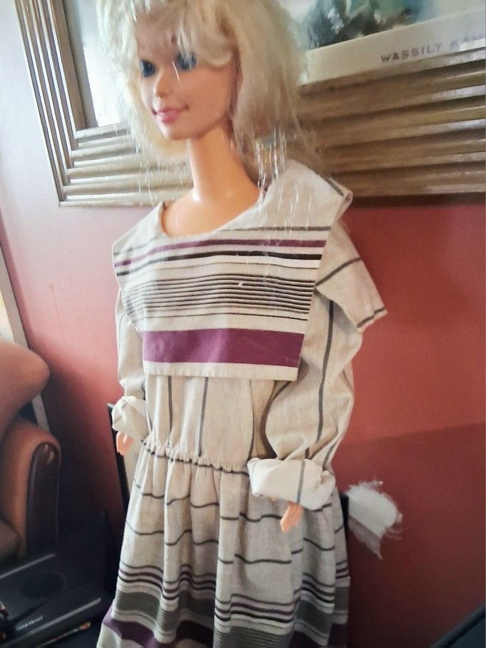 Vintage Barbie With  A 3'2 Feet/foot  Tall Which Is Very Rare