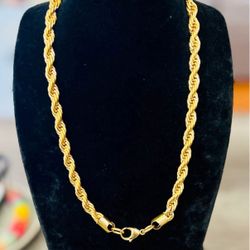 8 MM 14kt Rope Chain