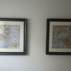 2 Large Framed Pictures