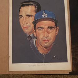 Sandy Koufax Rare Poster