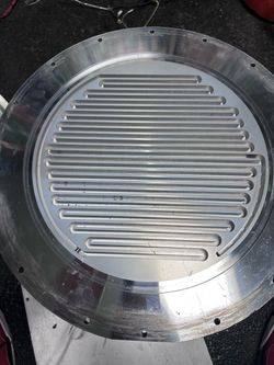 Round Aluminum Machined Grill Cover Plate