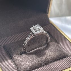 White Gold 14k Neil Lane Engagement Ring Willing To Exchange For Gold Mens Chain 