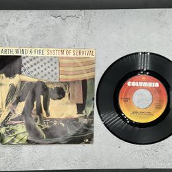 Earth Wind And Fire “System Of Survival” 45 Vinyl Record