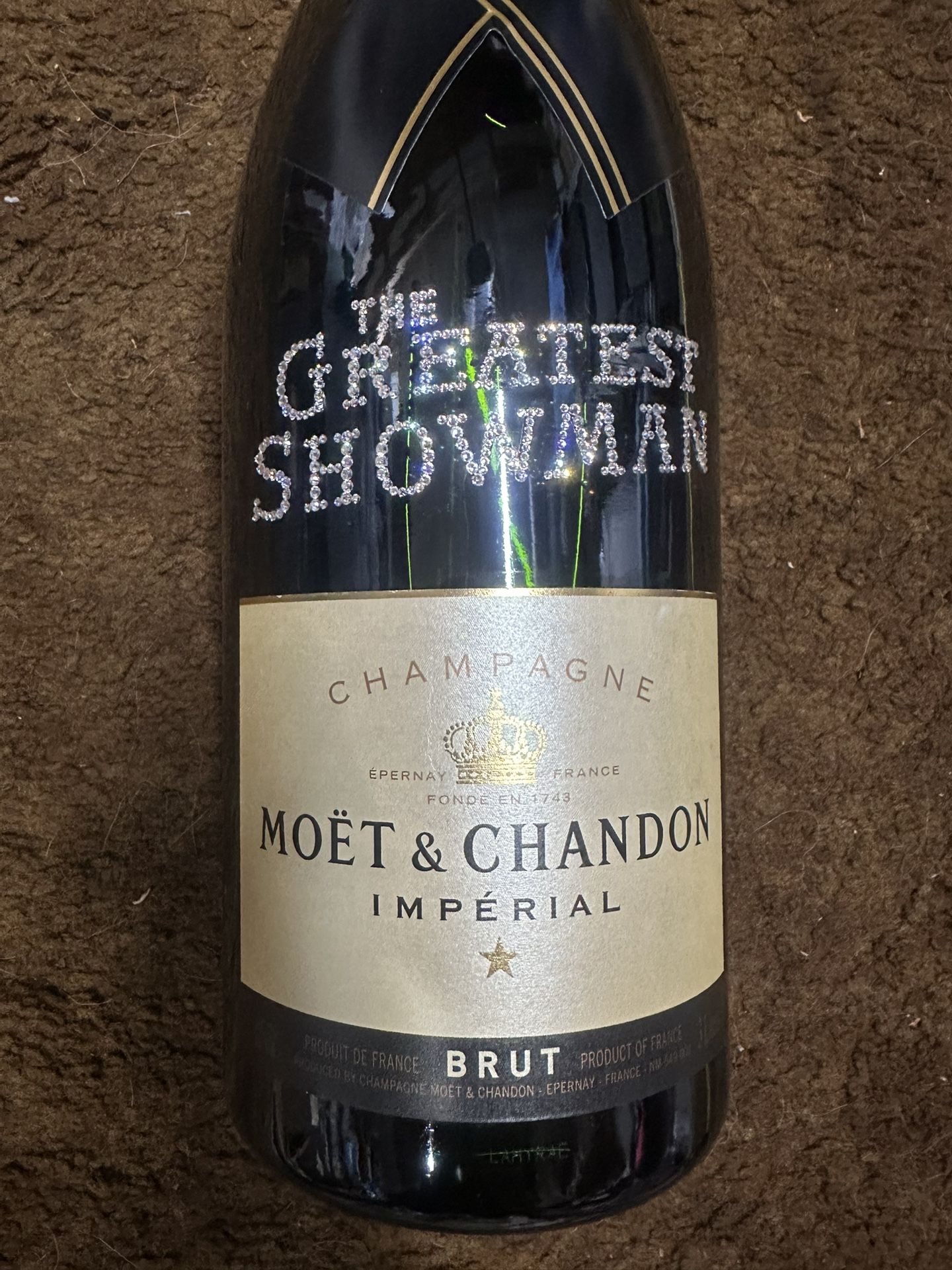 The Greatest Showman Moet & Chandon Large Promotional Champagne Bottle