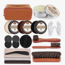 Leather Shoe Polish Kit