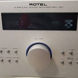 READ    Rotel RSX-1058 Audio Video 7.1 Surround Receiver NO REMOTE TESTED EXCELLENT CONDITION 