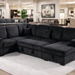 🛋️ NEW!! Double Storage Sleeper Sofa STILL IN BOX 📦 🛋️ 
