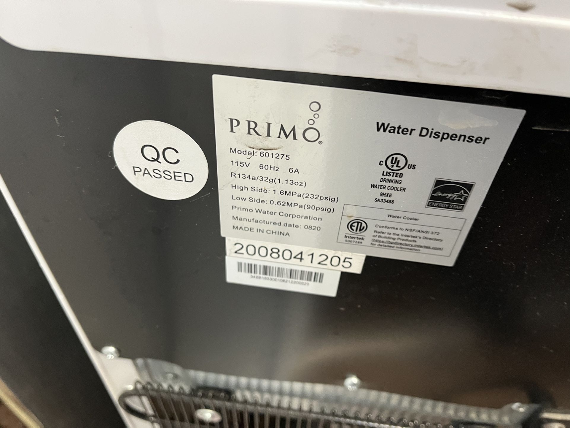 Primo Water Dispenser Top Load ( Cold And Hot) for Sale in Melrose Park, IL  - OfferUp