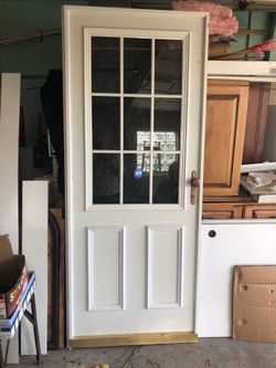 Heavy duty storm door 32”x 80”
