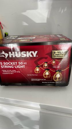 Socket 50 ft string light