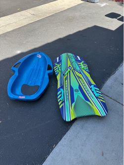 Two sleds used