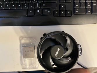 AMD Ryzen 7 5800xt 8-core CPU and cooler