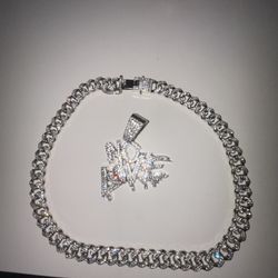 Moissanite Vvs High Quality Chain + Pendant