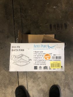 Bathroom exhaust fan