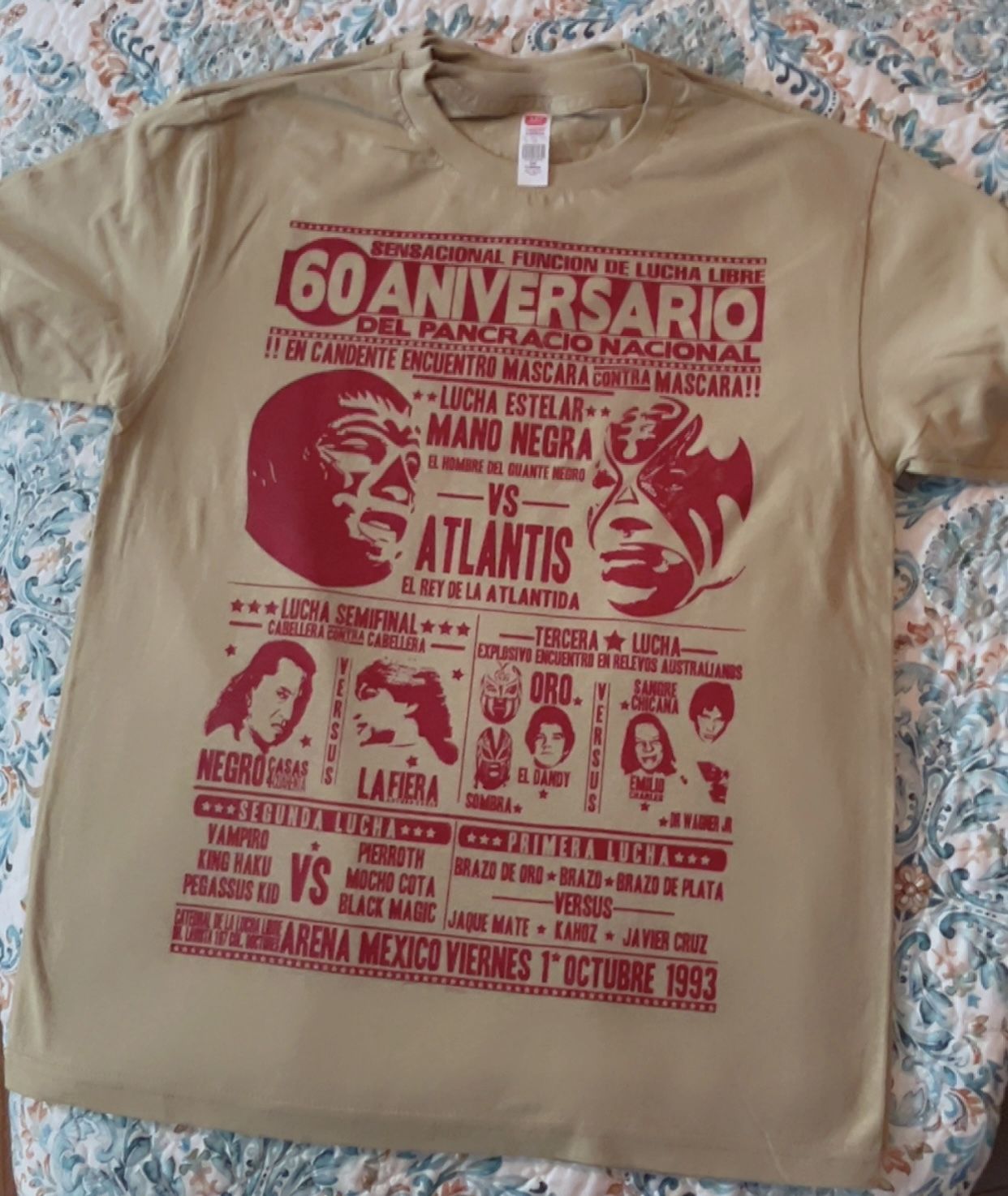 New Lucha T Shirts Different Designs And Sizes S To XXL