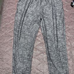 Womens Scorpio Sol Large Grey White Pants 