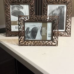 Metal Photo Frames - Set Of 3