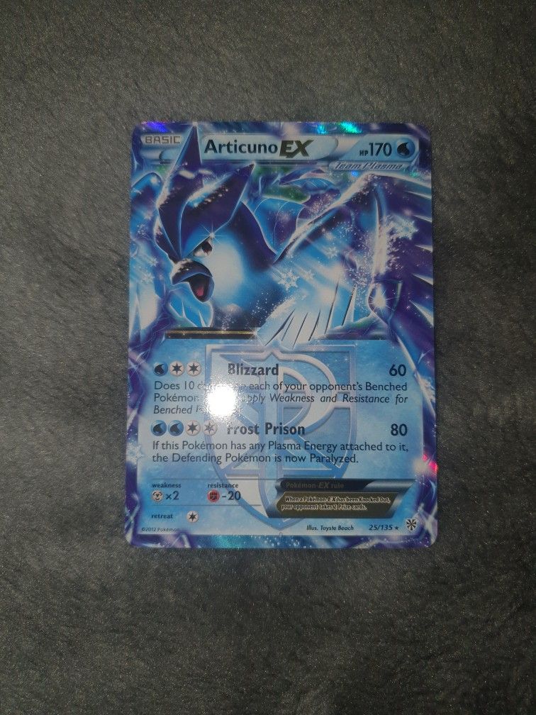 Pokemon Plasma Storm Articuno EX 25/135