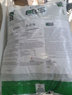 Lesco NOS 9-9-9 Professional Turf Fertilizer 50lb