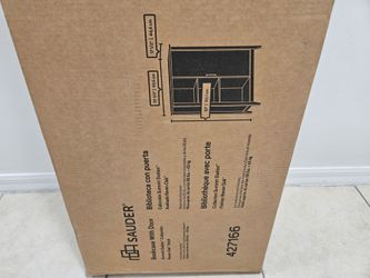 Bookcase dresser With Door- RavenOak fnish Brand new in box