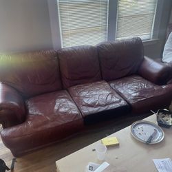 Brown 6ft Long Couch 