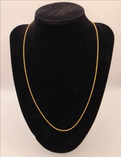 18kt Loop chain