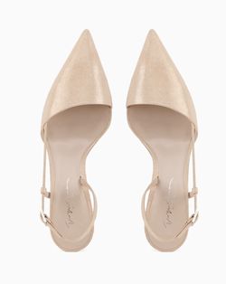 Giorgio Armani Blush Sling Back Heels
