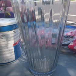 Heavy Glass Vase