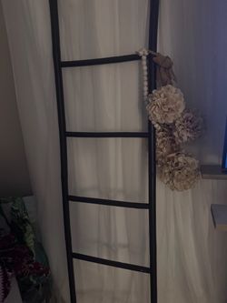 Pottery Barn blanket ladder