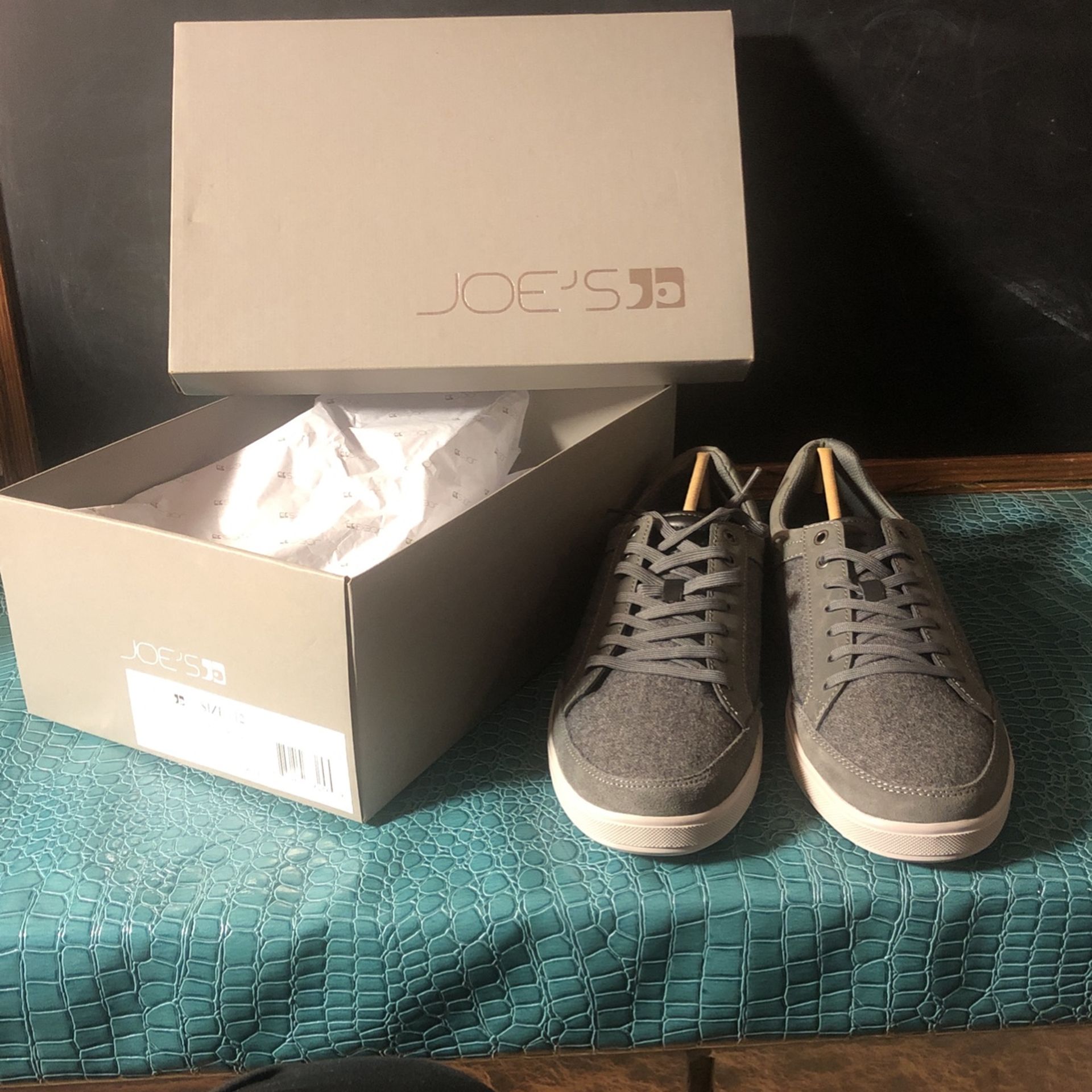 Joe’s BNIB “Casual Joe” Grey Wool Sneaker Sz 12