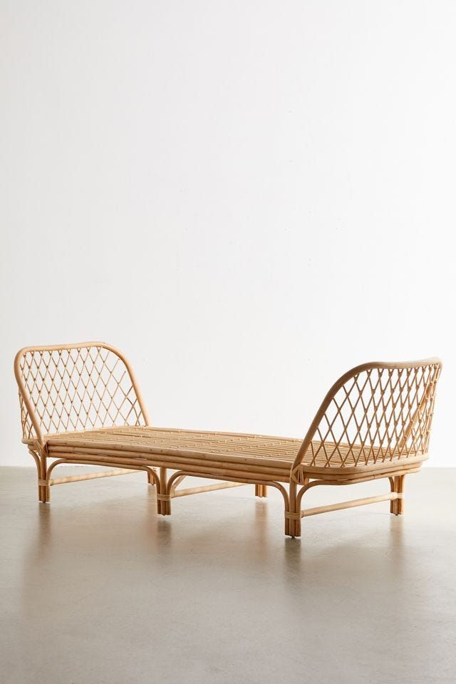 Urban outfitters Rattan Daybed