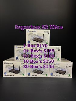 Superbox S6 ultra new 2024 Model Wholesale reseller S6 Ultra super box