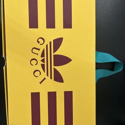 Gucci Adidas Gazelle Yellow Velvet Size 7.5