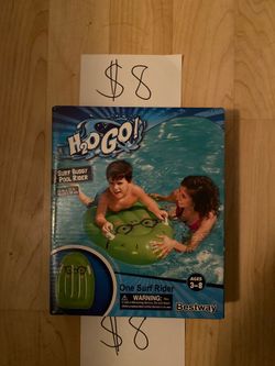 $8 New! Bestway H2O GO! Inflatable Green Surf Buddy Pool Rider