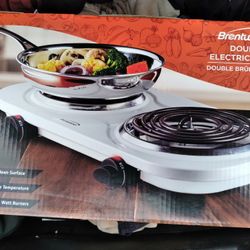 Double  Electric  Burner  Stove New $30.00
