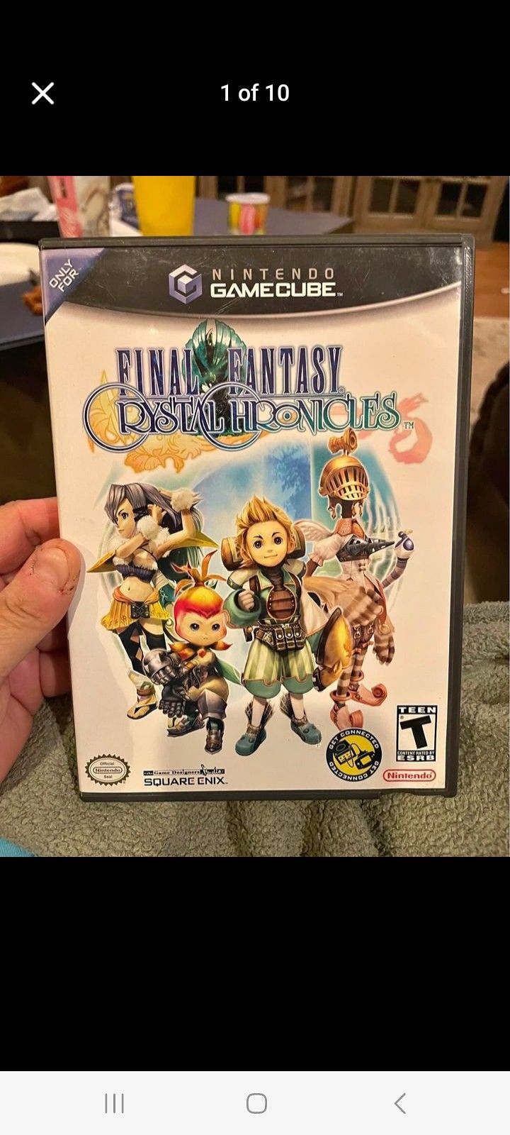 NINTENDO GAMECUBE FINAL FANTASY CRYSTAL CHRONICLES GAME $100 FINAL PRICE SAME DAY SHIPPING