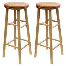 Set of 2 swivel stools 30”