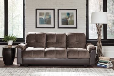 Beautiful Velvet Padded Sofa Bed with Storage! Brand New!
