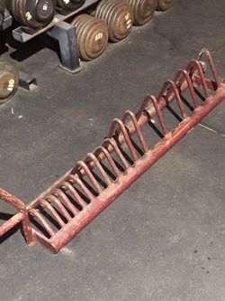Rolling Weight Plate Holder Cart