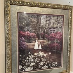 Framed Glynda Turley “Hand In Hand” Print 