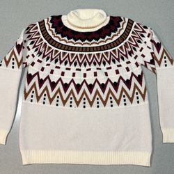 Brand New W Tags.  Bohemian Casual Ski Sweater. S Large. 
