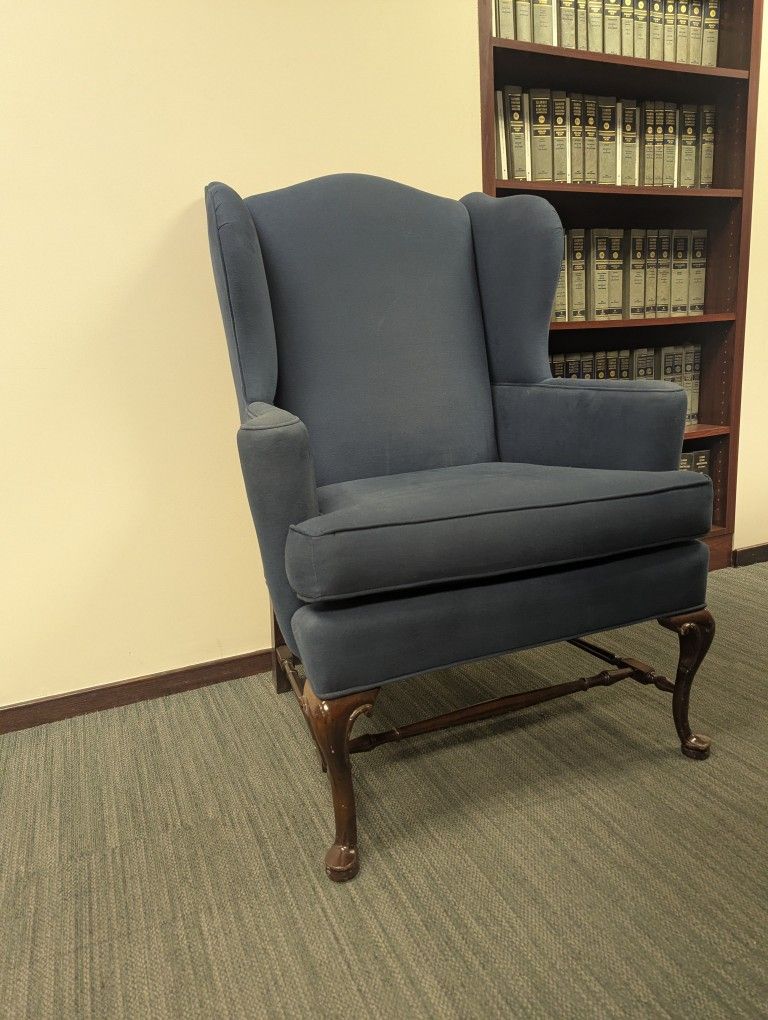 Blue Upholstered Chair