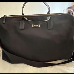 Black Kate Spade Nylon Travel Bag