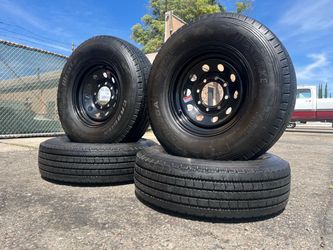 Trailer wheels and tires ST235/80/16” westlake 14” ply